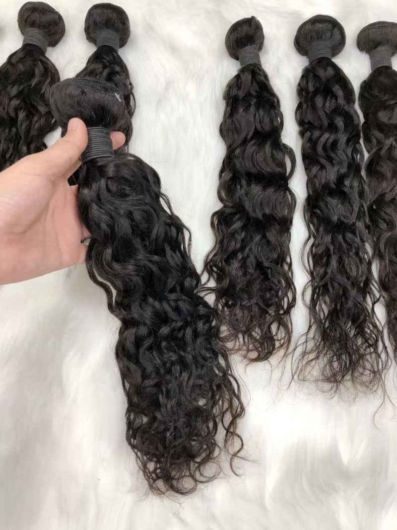 Natural Wave Hair Bundles Natural Color Raw Hair