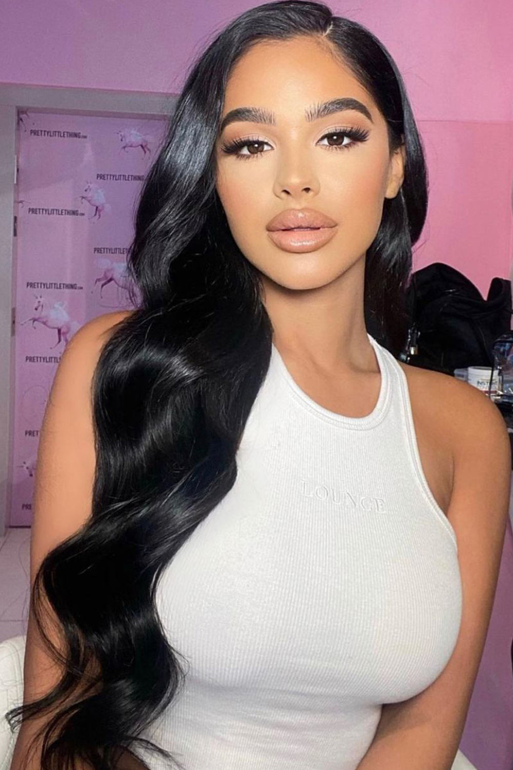 13x4 Full Frontal Lace Wigs Body Wave 250% Density Raw Virgin Long Black Hair