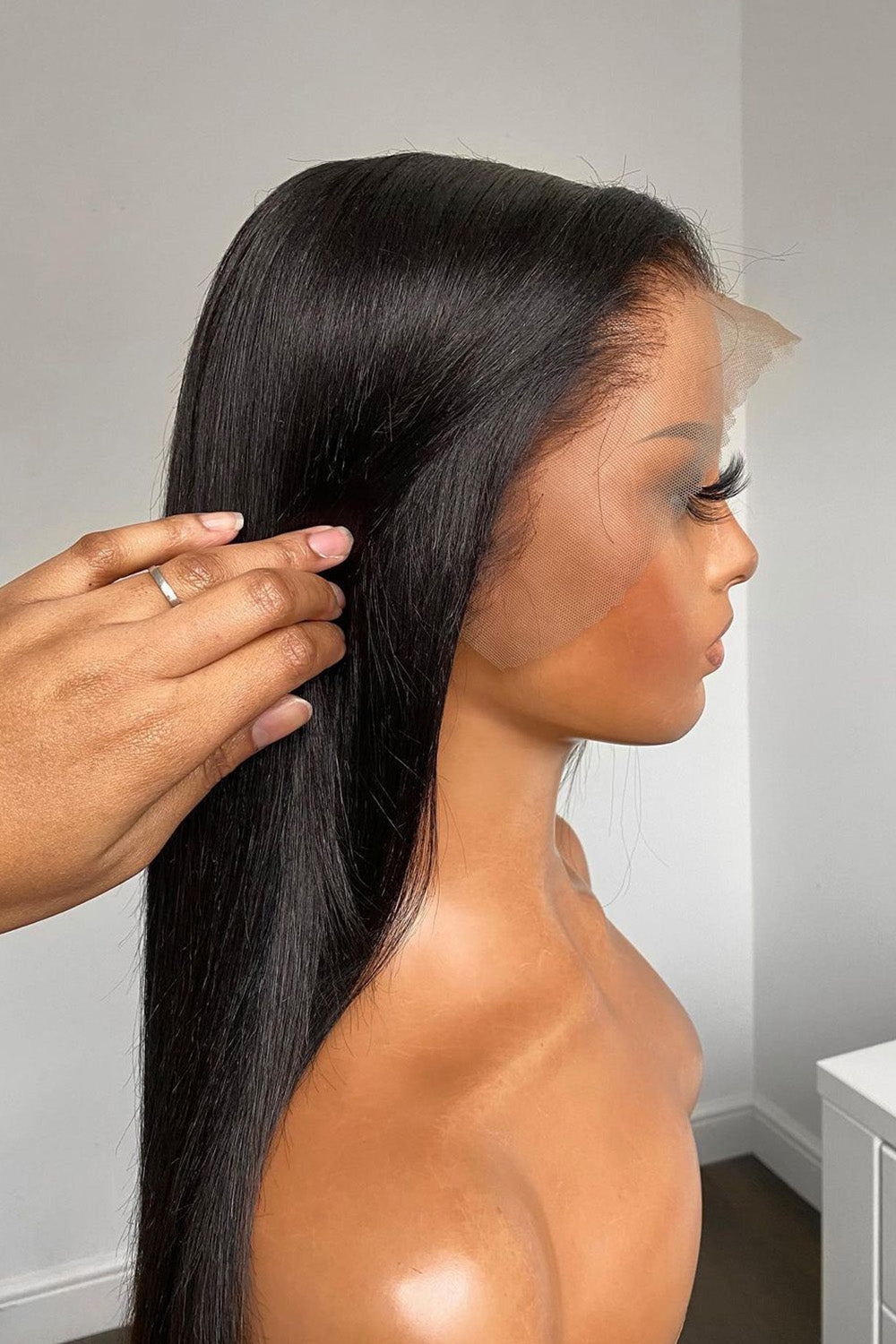 13x4 Lace Front Wig Upgrade Full Lace Straight Glueless Knotless Raw Virgin
