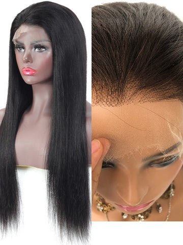 13×4 HD LACE FRONTAL RAW VIRGIN HAIR WIG NATURAL COLOR STRAIGHT