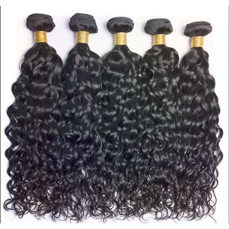 Water Wave Hair Bundles Natural Color Raw Hair