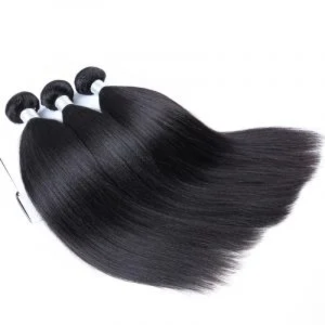 Light Yaki Hair Bundles Natural Color Raw Hair