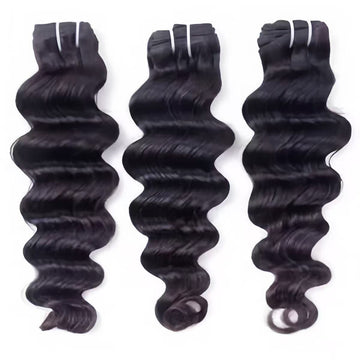 Loose Deep Wave Hair Bundles Natural Color Raw Hair