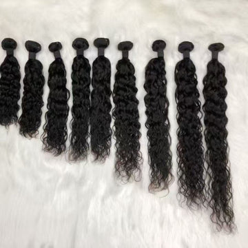 Natural Wave Hair Bundles Natural Color Raw Hair