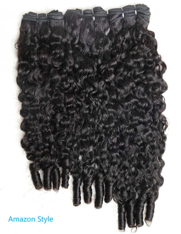 Burmese Curly Hair Bundles Natural Color