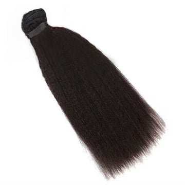 Corase Yaki Hair Bundles Natural Color Remy A+
