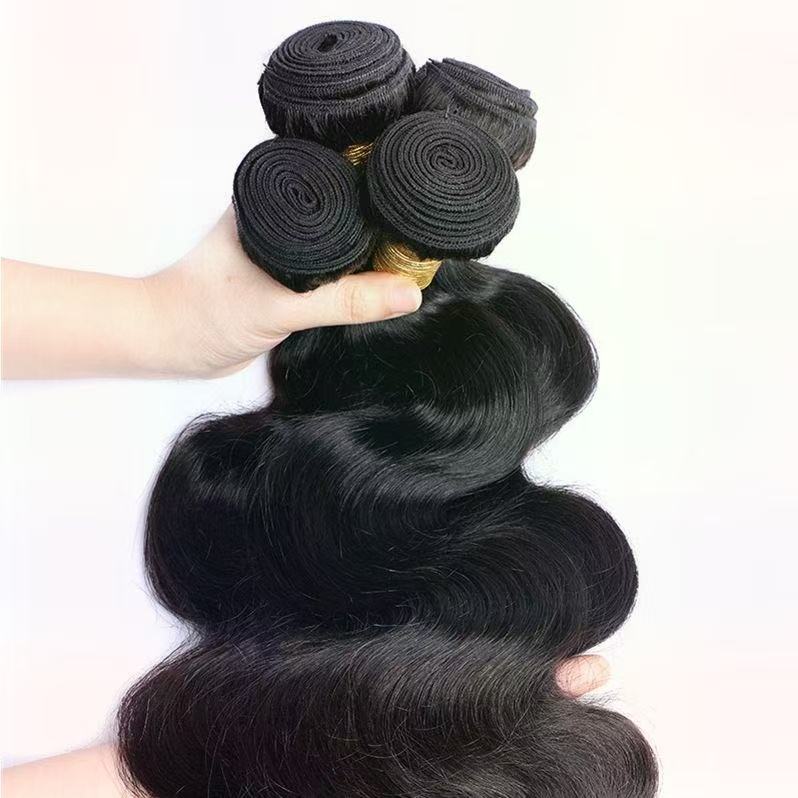 Body Wave Hair Bundles Natural Color Raw Hair