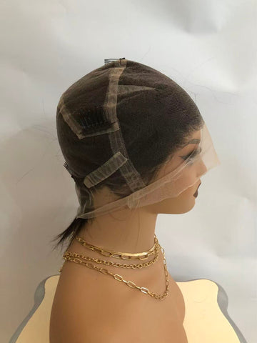 Full Lace Wigs For Braided Wig Remy Hair Natural Color Body Wave Bob Wigs for Women