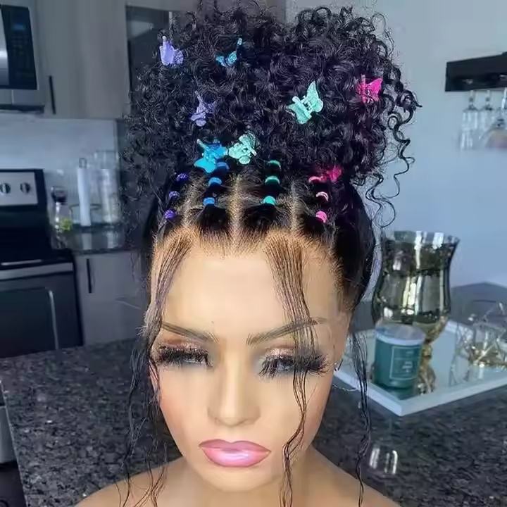 Full Lace Wigs For Braided Wig Remy Hair