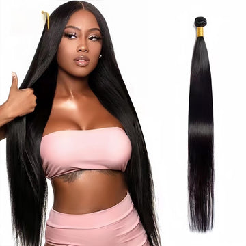 Straight Hair Bundles Natural Color Raw Hair