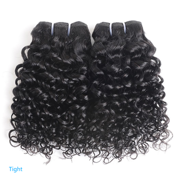 Burmese Curly Hair Bundles Natural Color