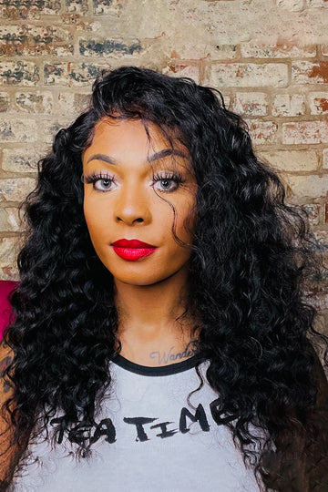 13x6 Glueless HD Lace Deep Wave-HD Virgin